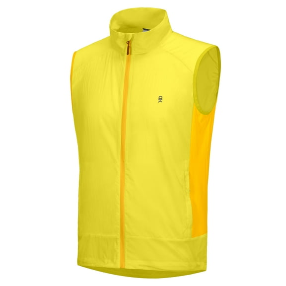 Little Donkey Andy Men's Cycling Vest Reflective Bike Vest, Ultra Lightweight Breathable Windproof Vest for Golf Running Size XXL