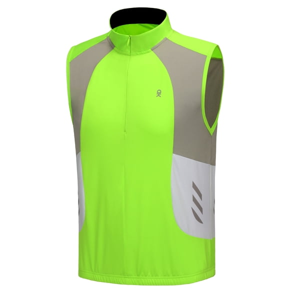Little Donkey Andy Men's Cycling Vests Breathable Sleeveless Running Golf with 4 Back Pockets Size S