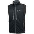thumbnail image 1 of Little Donkey Andy Men's Fleece Lined Outdoor Vest Lightweight Windproof Warm Sleeveless Jacket for Hiking Trekking Travel Golf Black 3XL, 1 of 6