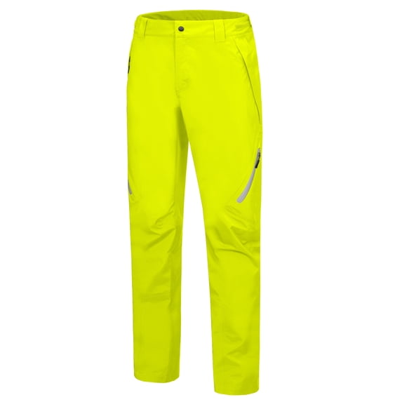 Little Donkey Andy Men's High-Performance Waterproof Rain Pants Lightweight Breathable Golf Hiking Pants Fruit Green Size XL