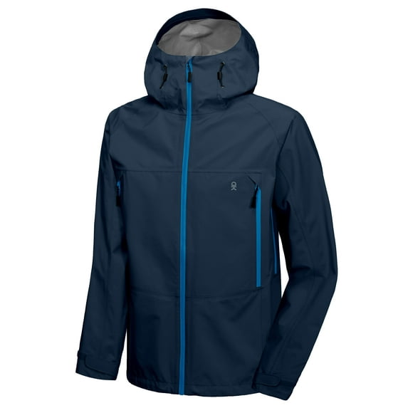 Little Donkey Andy Men's High-performance Waterproof Rain Jacket Outdoor Windbreaker Rain Coat Shell for Hiking,Golf Blue XXL