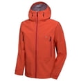 thumbnail image 1 of Men's High-performance Waterproof Rain Jacket Outdoor Windbreaker Rain Coat Shell for Hiking,Golf Orange M, 1 of 7