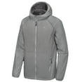 thumbnail image 1 of Little Donkey Andy Men's Insulated Jacket Lightweight Hooded Windproof Warm Winter Coat with Recycled Insulation（Light Gray XXL）, 1 of 8