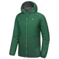 thumbnail image 1 of Little Donkey Andy Men's Insulated Jacket Lightweight Hooded Windproof Warm Winter Coat with Recycled Insulation（Posy Green S）, 1 of 8