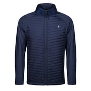 Little Donkey Andy Mens Insulated Running Warm Jacket, Thermal Hybrid Hiking Jacket Dark Blue Size M