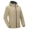 thumbnail image 1 of Little Donkey Andy Men’s Lightweight Breathable Hooded Windbreaker Golf Jacket Windproof UPF50+ for Running Travel Hiking Khaki Size XL, 1 of 6