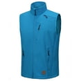 thumbnail image 1 of Little Donkey Andy Men's Lightweight Fleece lined Softshell Vest Windproof Sleeveless Jacket for Hiking Travel Golf Swedish Blue XL, 1 of 8