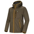 thumbnail image 1 of Little Donkey Andy Men's Lightweight Hooded Softshell Jacket for Running Travel Hiking, Windproof, Water Repellent Sage Size M, 1 of 7