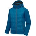 thumbnail image 1 of Little Donkey Andy Men's Lightweight Insulated Hybrid Jacket for Hiking Running Ski Thermal Warm with Removable Hood Light Blue L, 1 of 7
