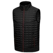 LITTLE DONKEY ANDY Men’s Lightweight Puffer Vest, Warm Outdoor Sleeveless Jacket for Hiking Travel Running Black M