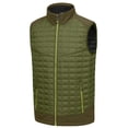 thumbnail image 1 of Little Donkey Andy Men’s Lightweight Puffer Vest, Warm Outdoor Sleeveless Jacket for Hiking Travel Running Olive M, 1 of 6