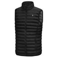 thumbnail image 1 of Little Donkey Andy Men's Lightweight Puffer Vest Warm Thermal Sleeveless Jacket for Golf Casual Travel Jet Black XL, 1 of 7