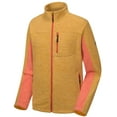 thumbnail image 1 of Little Donkey Andy Men's Lightweight Recycled Polar Fleece Jacket Winter Warm Hiking Golf Running Travel Jacket Yellow Heather XL, 1 of 7