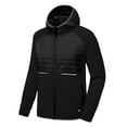 thumbnail image 1 of Little Donkey Andy Men's Lightweight Running Jackets Full Zip Hooded Sports Jacket for Winter Hiking Golf Casual Black S, 1 of 7