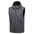 thumbnail image 1 of Little Donkey Andy Men's Lightweight Softshell Vest Windproof Sleeveless Jacket for Travel Hiking Running Golf Size M, 1 of 7