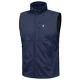 thumbnail image 1 of Little Donkey Andy Men's Lightweight Softshell Vest Windproof Sleeveless Jacket for Travel Hiking Running Golf Size S, 1 of 6