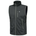 thumbnail image 1 of Little Donkey Andy Men's Lightweight Softshell Vest Windproof Sleeveless Jacket for Travel Hiking Running Golf Size S, 1 of 7