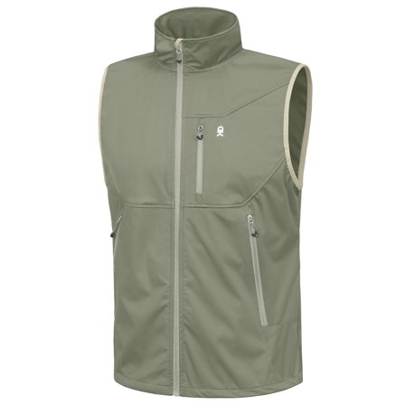 Little Donkey Andy Men's Lightweight Softshell Vest Windproof Sleeveless Jacket for Travel Hiking Running Golf Size XXL