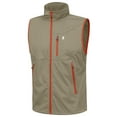 thumbnail image 1 of Little Donkey Andy Men's Lightweight Softshell Vest Windproof Sleeveless Jacket for Travel Hiking Running Golf Size XXXXL, 1 of 7