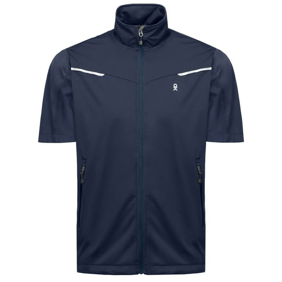 Little Donkey Andy Men's Lightweight Softshell Vests Short Sleeve Jackets for Golfing Hiking Running Size S