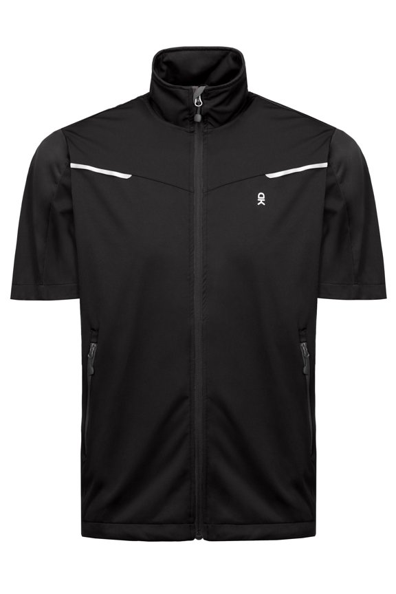 Men's Lightweight Softshell Vests Short Sleeve Jackets for Golfing Hiking Running Size XXL