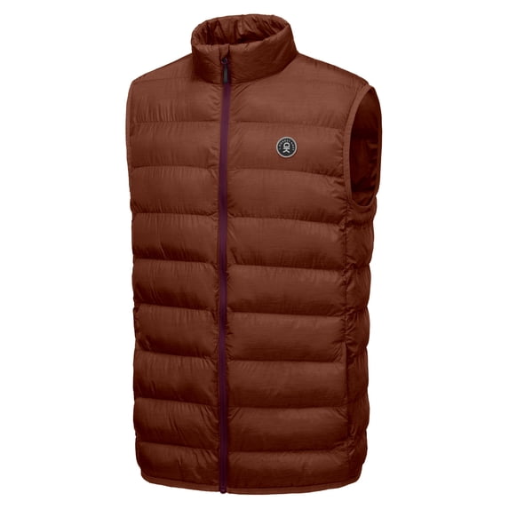 Little Donkey Andy Men's Lightweight Warm Puffer Vest Thermal Golf Sleeveless Jacket for Outdoor Hiking Travel Casual Apricot Orange S