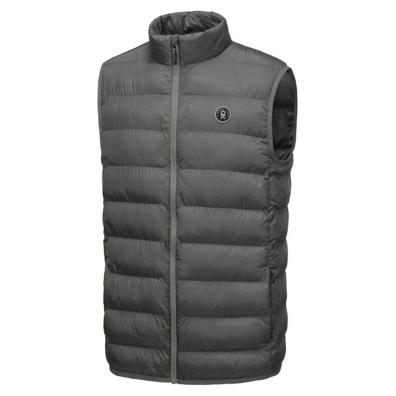 Little Donkey Andy Men's Lightweight Warm Puffer Vest Thermal Golf Sleeveless Jacket for Outdoor Hiking Travel Casual Light Gray S
