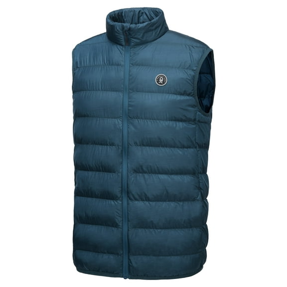 Little Donkey Andy Men's Lightweight Warm Puffer Vest Thermal Golf Sleeveless Jacket for Outdoor Hiking Travel Casual Midnight Blue M