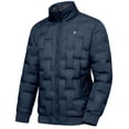 thumbnail image 1 of Little Donkey Andy Men's Puffer Warm Jacket Windproof Winter Coat with Recycled Insulation Navy S, 1 of 7