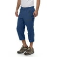 thumbnail image 1 of Little Donkey Andy Men's Quick Dry 3/4 Pants Lightweight Capri Shorts Hiking Fishing Travel Casual Navy Blue L, 1 of 7