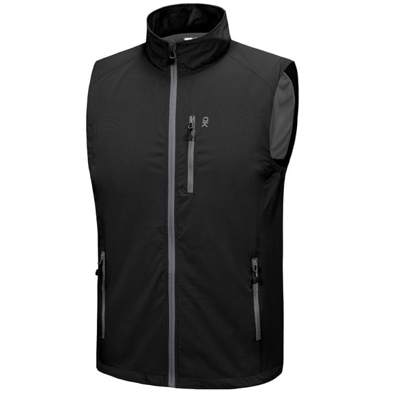 Little Donkey Andy Men's Quick Dry Vest Sleeveless Summer Stretchy Windproof Jacket for Golfing Cycling Running Size XL