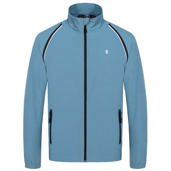 Little Donkey Andy Men's Quick-dry Running Jacket, Convertible UPF 50+ Cycling Jacket Windbreaker with Removable Sleeves Size M