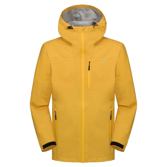 Little Donkey Andy Men's Rain Hiking Jackets Waterproof Windproof Breathable Shell Coats Travel Fishing Size L