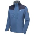 thumbnail image 1 of Little Donkey Andy Men's Softshell Grid Fleece Lined Hiking Jacket Water Repellent Lightweight Travel Running Blue XXL, 1 of 6
