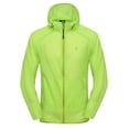 thumbnail image 1 of Little Donkey Andy Men’s UPF 50 Sun Protection Jacket Packable Lightweight Full Zip Hoodie for Running Travel Outdoors Fluorescent Yellow M, 1 of 7