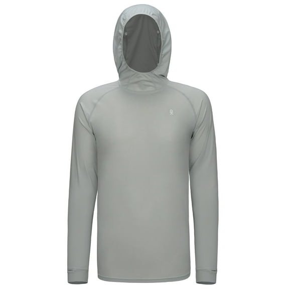 Little Donkey Andy Men's UPF 50  Sun Protection Shirt Stretch Lightweight Hoodie for Fishing Running Cycling Size XL