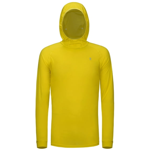 Little Donkey Andy Men's UPF 50  Sun Protection Shirt Stretch Lightweight Hoodie for Fishing Running Cycling Size XXL