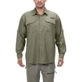 thumbnail image 1 of Little Donkey Andy Men's UPF 50+ UV Protection Shirt, Long Sleeve Fishing Hiking Shirt Size XS, 1 of 5