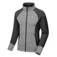 thumbnail image 1 of Little Donkey Andy Men's Ultra Soft Warm Fleece Hybrid Jacket, Lightweight Thermal Running Coat for Golf Hiking Grey Heather XXL, 1 of 7