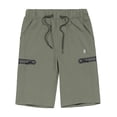 thumbnail image 1 of Men’s Ultra-Stretch Quick Dry Lightweight Bermuda Shorts Drawstring Zipper Pocket Hiking Travel Golf Sage XXL, 1 of 6