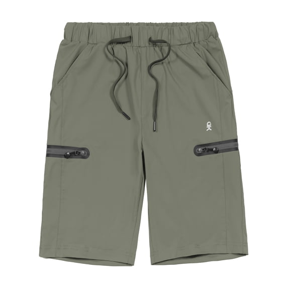 Men’s Ultra-Stretch Quick Dry Lightweight Bermuda Shorts Drawstring Zipper Pocket Hiking Travel Golf Sage XXL