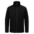 thumbnail image 1 of Little Donkey Andy Men's Waterproof Fleece Lined Jacket, Warm Windproof Golf Windbreaker With Pockets (Black S), 1 of 7