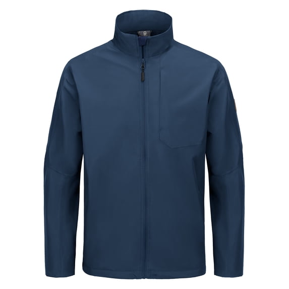 Little Donkey Andy Men's Waterproof Fleece Lined Jacket, Warm Windproof Golf Windbreaker With Pockets (Dark Blue S)