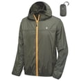 thumbnail image 1 of Little Donkey Andy Men's Waterproof Rain Jacket, Lightweight Windproof Outdoor Shell with Hood for Hiking Travel Golf Type A Rain Army Green L, 1 of 7