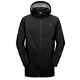 thumbnail image 1 of Little Donkey Andy Men's Waterproof Rain Jacket Outdoor Lightweight Rain Shell Mountain Windbreaker Long Coat for Hiking,Golf,Travel Black L, 1 of 6