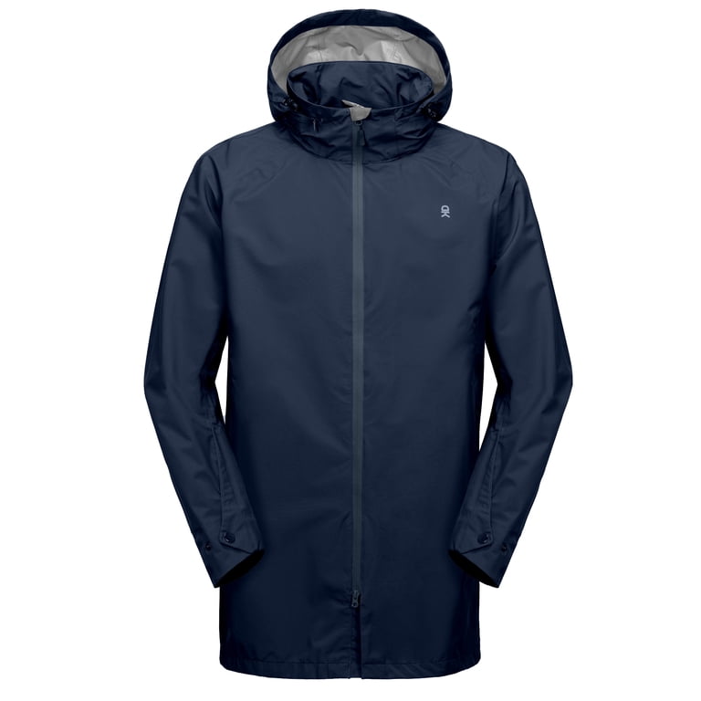 Little Donkey Andy Rain Jacket Men's Waterproof Breathable Rain Jacket Lightweight Windproof Outdoor Light Rain Shell Mountain Windbreaker Long Coat For Hiking