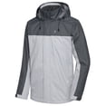thumbnail image 1 of Little Donkey Andy Men's Waterproof Rain Jacket Outdoor Rain Shell Coat for Hiking,Golf,Travel Steel Gray/Light Gray S, 1 of 6