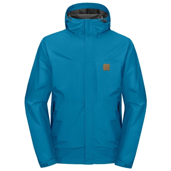 Little Donkey Andy Men's Waterproof Rain Jacket Windproof Light Jacket Outdoor Rain Shell with Hood for Hiking Travel Golf Size M