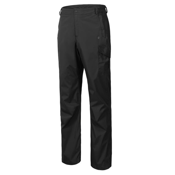 Little Donkey Andy Rain Pants for Men Lightweight Waterproof Outdoor Pants Black Size L