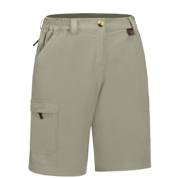 Little Donkey Andy Women's 10 Inches Quick Dry Hiking Cargo Shorts Lightweight Bermuda Golf Shorts Outdoor Travel Sage Size XS